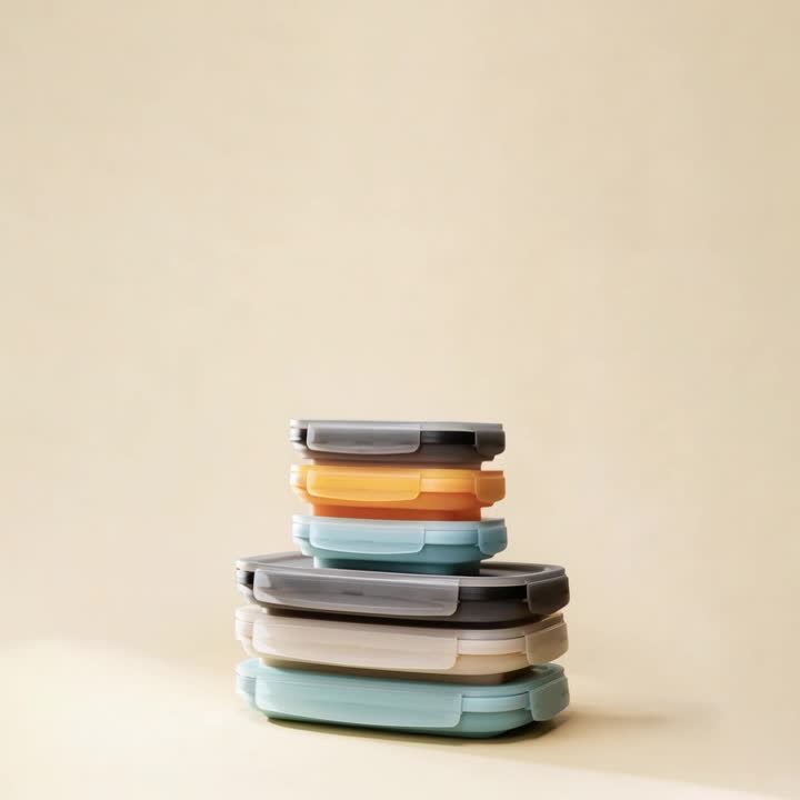 Drip EZ stackable meal preparation containers